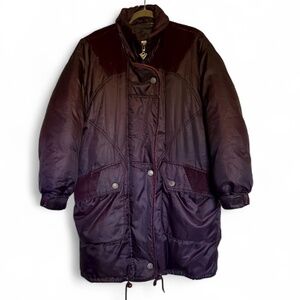 Vintage Triple Fat Goose Purple Down Parka‎ Jacket Size Medium